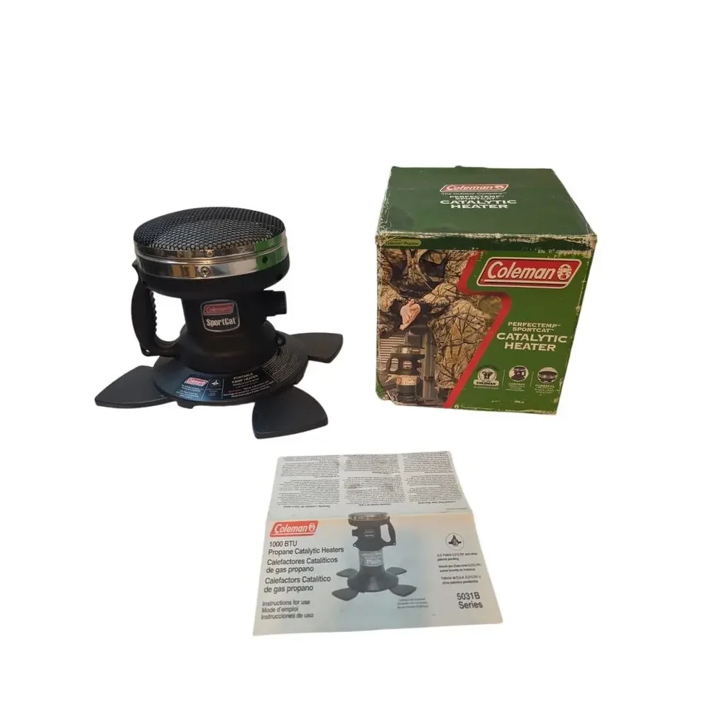 NEW Coleman SportCat Catalytic Propane Heater Portable 1,000 BTU Model 5031